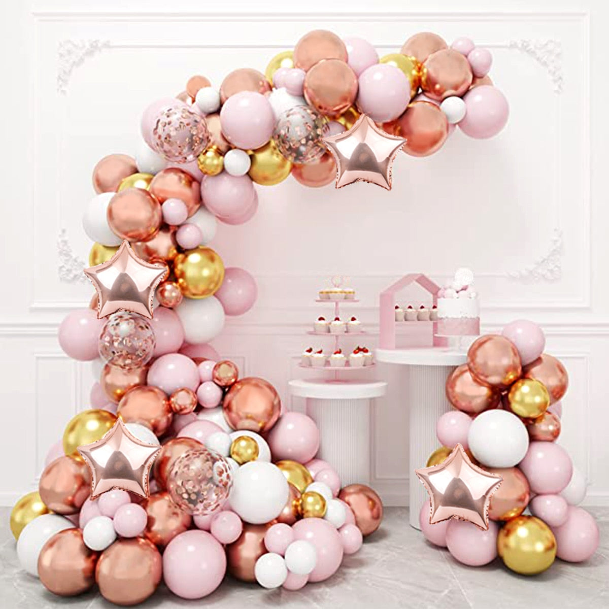 Weddings Events Decoration Macaron Balloon Garland Arch childrensterritory