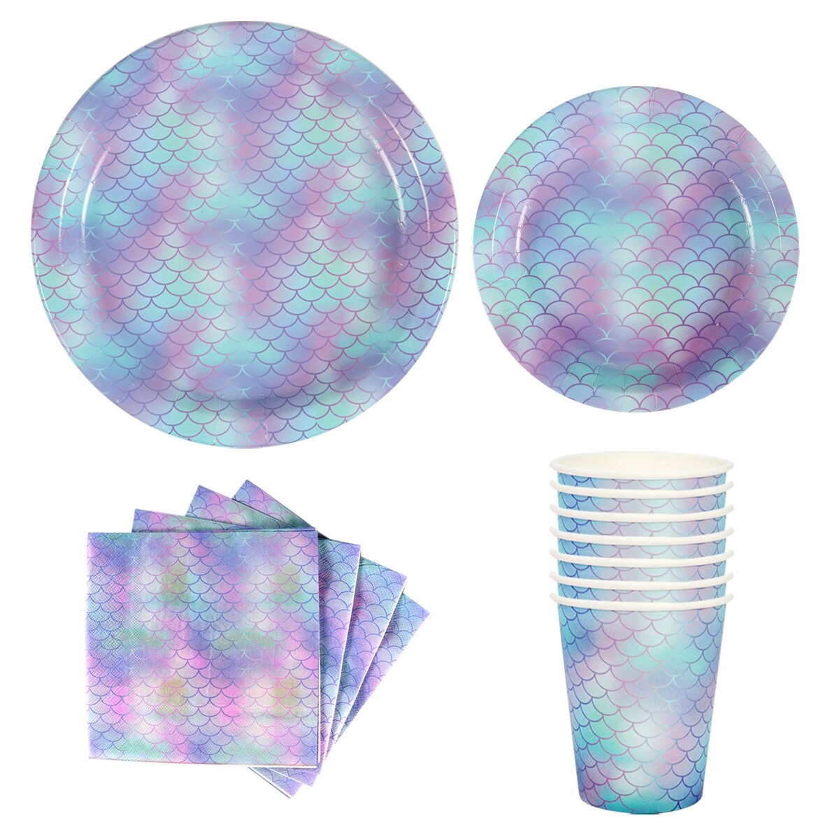 Kids Mermaid Birthday Party Decor &amp; Supplies Set childrensterritory