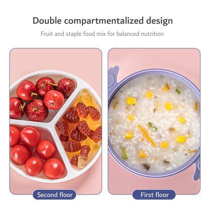 Baby/Kids Food Feeding Plastic Tableware Set childrensterritory