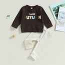 Baby Boy Letter Embroidery Full Sleeve Fall Tracksuit childrensterritory