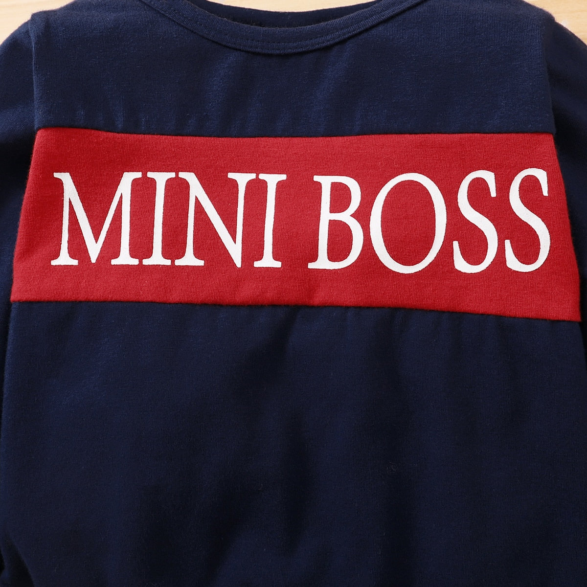 Baby Boy "Mini Boss" Letter Print 2PCs Clothes childrensterritory