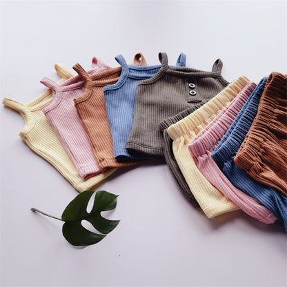 Baby/Toddler Summer Solid Clothes Sets childrensterritory