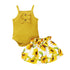 Romper & Floral Skirt Baby Girls 2pcs Outfit Sets childrensterritory