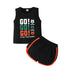 Infant Boy Sport Style Letters Football Print Outfit Set childrensterritory