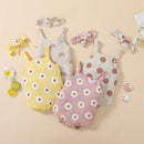 Floral, Rainbow, or Shell Print Baby Girl Bodysuit childrensterritory