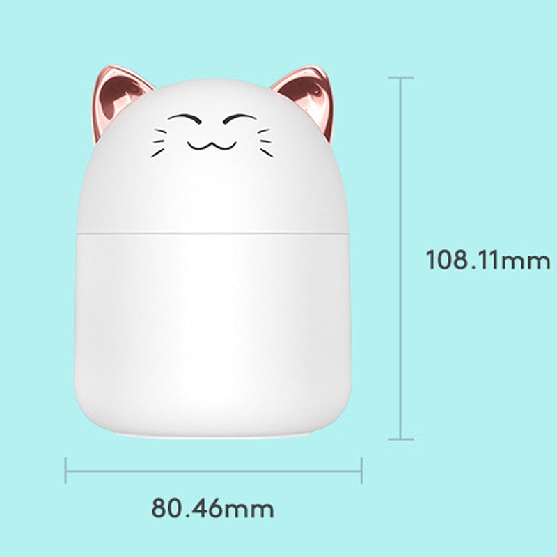 250ml Capacity Cartoon Air Purifier with Colorful Light childrensterritory