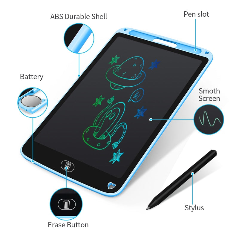 Kids Digital Drawing/Writing Tablet Brain Games childrensterritory