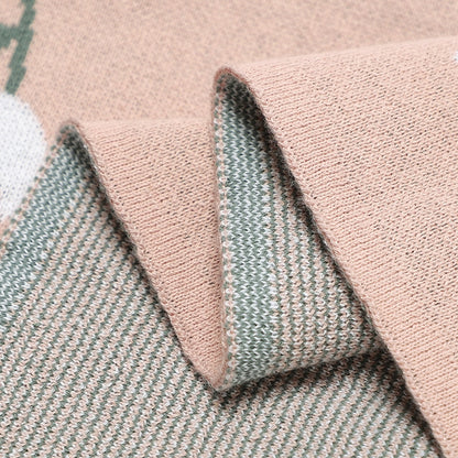 Breathable Cotton Knitted Baby Blanket childrensterritory