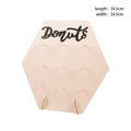 Wooden Donut Wall/Stand for Party Decoration childrensterritory
