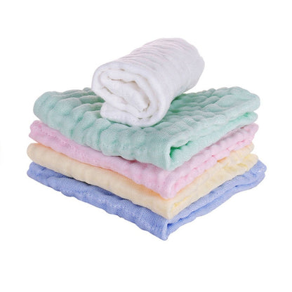 Baby Soft Cotton Bath Towel &amp; Handkerchief 5PCS/Lot childrensterritory