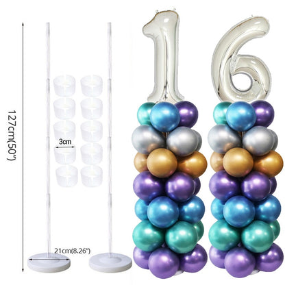 Table Balloon Arch &amp; Accessories Set for Decorations childrensterritory