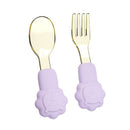 2pcs Baby Learn To Eat Fork Spoon Set | Kids Tableware childrensterritory