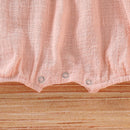 2Pcs Lace Sleeves Baby Girl Bodysuit with Headband childrensterritory