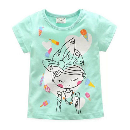 Kids Boys/Girls Cartoon Printed Summer Tees/Tops childrensterritory