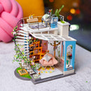 Kids DIY Miniature Dollhouse Wooden Kits Toys childrensterritory