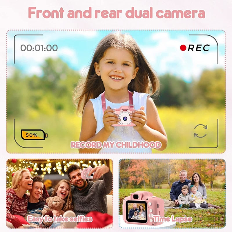 Kids Mini Digital SLR Camera Toy With 2 Inch Screen childrensterritory