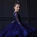 Customized Little Girl Puffy Birthday Party Gown childrensterritory