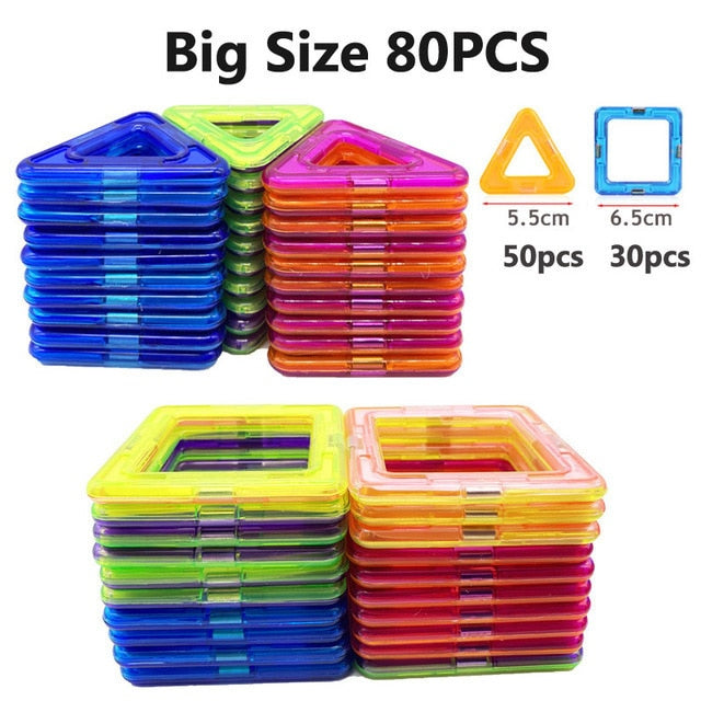 Large Magnetic Building Blocks Toys Set For Kids childrensterritory