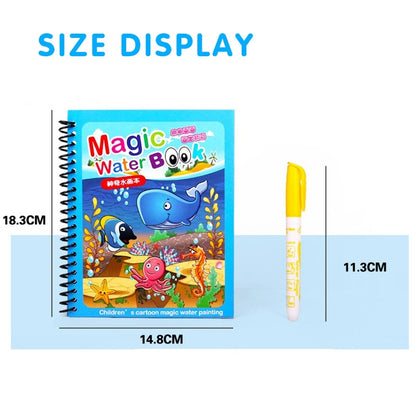 1pcs Reusable Water Drawing Book Educational Toys childrensterritory