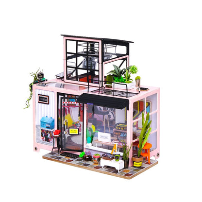 Kids DIY Miniature Dollhouse Wooden Kits Toys childrensterritory