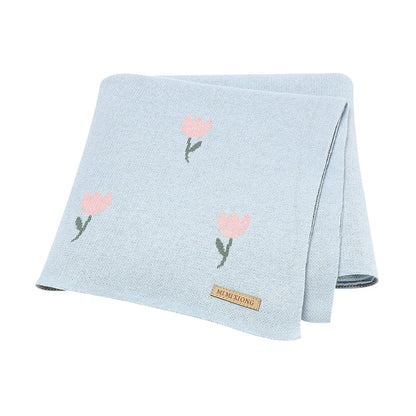 Breathable Cotton Knitted Baby Blanket childrensterritory
