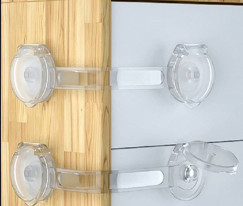 Anti-opening 3/5 Pieces Baby Cabinet Locks Protection Buckle childrensterritory