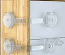Anti-opening 3/5 Pieces Baby Cabinet Locks Protection Buckle childrensterritory