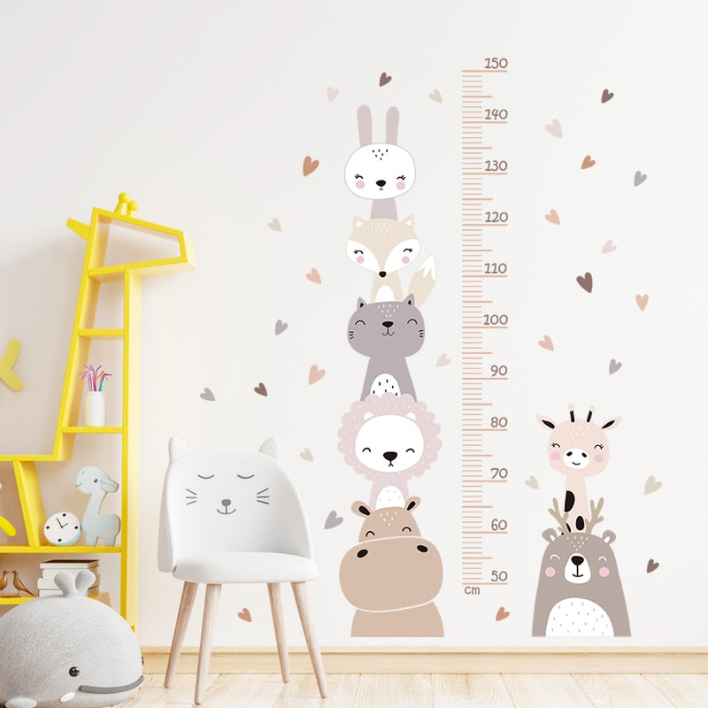Boho Style Baby/Kids Room Cartoon Animal Wall Decals childrensterritory