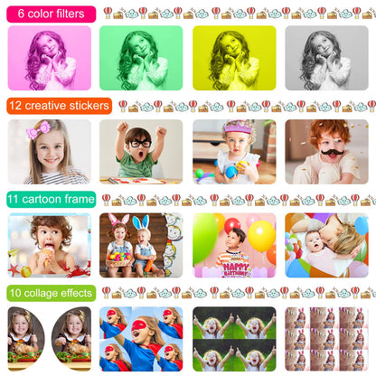 Cartoon Fox Design 40MP HD Camera Toys for Kids childrensterritory