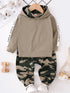 Camouflage 2Piece Hooded Outfit Set for Baby Boy childrensterritory