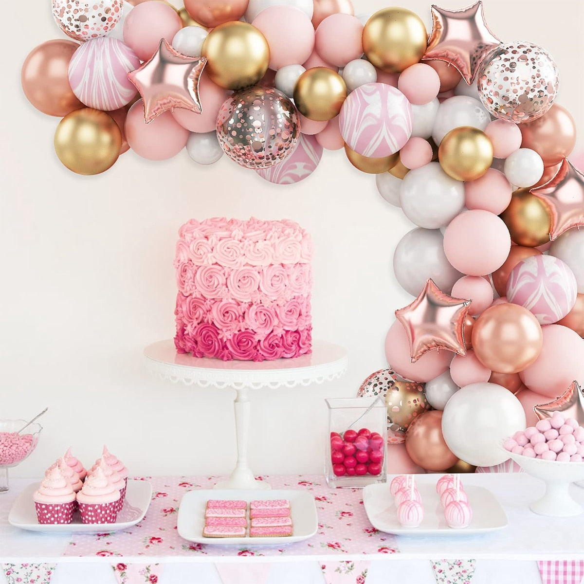 Weddings Events Decoration Macaron Balloon Garland Arch childrensterritory