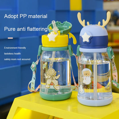 Baby/Kid Leak Proof Cartoon Sipper with Straw childrensterritory