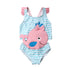 Sleeveless Goldfish Pattern Kids Girls Beachwear childrensterritory