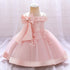 Baby Girls Bow Lace Flower Wedding/Party Gown childrensterritory
