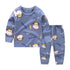 Baby/Kids Boys And Girls Long-Sleeve Sleepwear Set childrensterritory