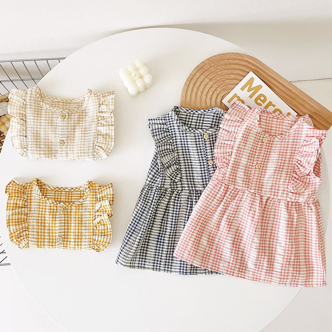 Korean Style Baby Girls Sleeveless Princess Dresses childrensterritory