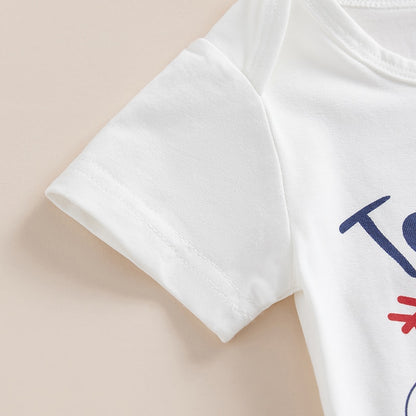 Newborn Baby 3Pcs Letter Print Summer Outfit Set childrensterritory
