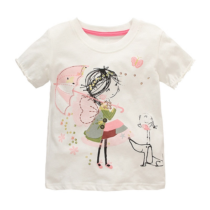 Kids Boys/Girls Cartoon Printed Summer Tees/Tops childrensterritory