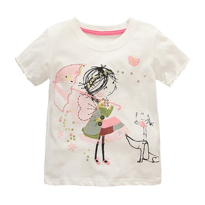 Kids Boys/Girls Cartoon Printed Summer Tees/Tops childrensterritory