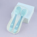 Silicone Twisting Scoop & Fork Kids Tableware Set childrensterritory