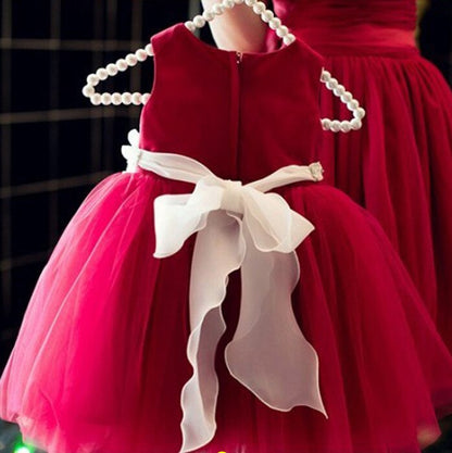 Sleeveless Tulle Party/Wedding Dresses For Kids Girls childrensterritory