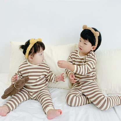 Soft Long Sleeve Top + pants 2Pcs Clothing set for Baby childrensterritory