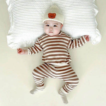 Soft Long Sleeve Top + pants 2Pcs Clothing set for Baby childrensterritory