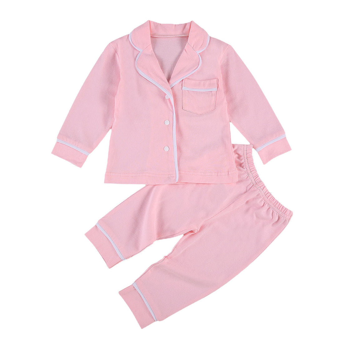 Toddler Girls Boys 2Pcs Cotton Pajama Sets childrensterritory