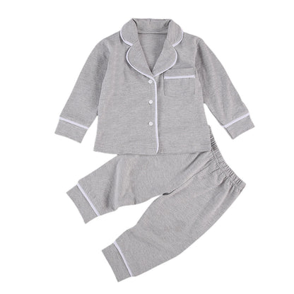 Toddler Girls Boys 2Pcs Cotton Pajama Sets childrensterritory