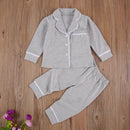 Toddler Girls Boys 2Pcs Cotton Pajama Sets childrensterritory