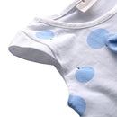 Toddler/Baby Girls Printed Bowknot 2pcs Casual Suit childrensterritory
