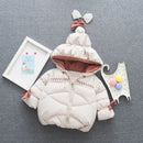 Toddler/Kids Girls Boys Thick Down Hooded Parka childrensterritory