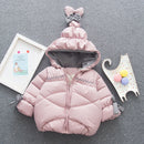 Toddler/Kids Girls Boys Thick Down Hooded Parka childrensterritory