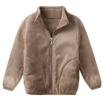 Toddler/Kids Plush Warm Fleece Jacket/Coat childrensterritory